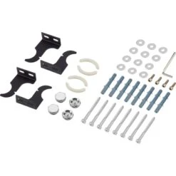 Badheizkörper Kerpen Mit Handtuchhalter 540W Schwarz 160x45 Cm -Familie Produkt Geschäft 048121195850 AC01 240321 L