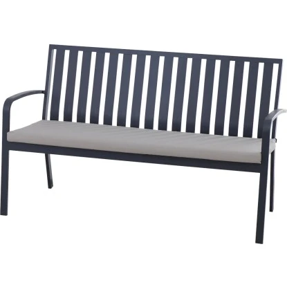 Gardamo 2er Bank Peros Inkl. Kissen Anthrazit 4 Gardamo 2er Bank Peros Inkl. Kissen Anthrazit – Bild 2