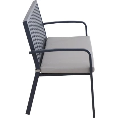 Gardamo 2er Bank Peros Inkl. Kissen Anthrazit 8 Gardamo 2er Bank Peros Inkl. Kissen Anthrazit – Bild 6