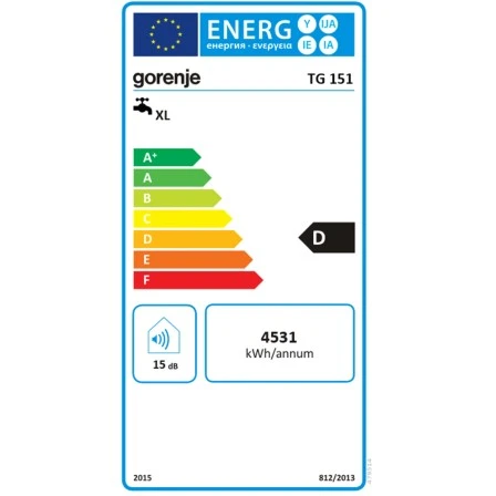 Gorenje Warmwasserspeicher TG151 150 L EEK: D 4 Gorenje Warmwasserspeicher TG151 150 L EEK: D – Bild 2