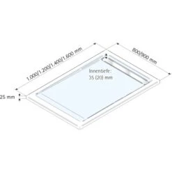 Schulte ExpressPlus Duschwanne Mit Rinne Extraflach 90x120cm -Familie Produkt Geschäft 32020 2053 4060991037177 5