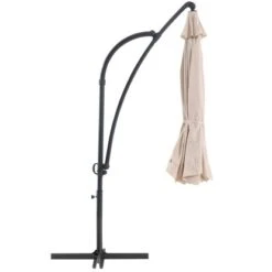 Ampelschirm Cocoa Beach Ø 350 Cm Beige Mit Kurbel -Familie Produkt Geschäft 38 3299 OBI Ampelschirm 12