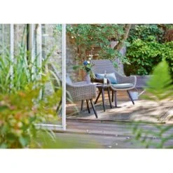 Balkonmöbel-Set Aliceville 3-teilig Polyrattan Grün-Grau 20 Balkonmöbel-Set Aliceville 3-teilig Polyrattan Grün-Grau -Familie Produkt Geschäft 395294 Retro