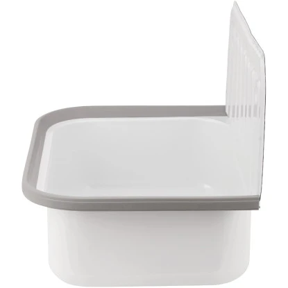 Sanitop-Wingenroth Ausgussbecken Glasierter Stahl 50 Cm Weiß 5 Sanitop-Wingenroth Ausgussbecken Glasierter Stahl 50 Cm Weiß – Bild 3