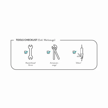 Baliv Aufsatzwaschbecken WBA-7010 43 Cm X 43 Cm 6 Baliv Aufsatzwaschbecken WBA-7010 43 Cm X 43 Cm – Bild 4