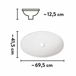 Baliv Aufsatzwaschbecken WBA-7060 Oval 70 Mm X 42 Cm 15 Baliv Aufsatzwaschbecken WBA-7060 Oval 70 Mm X 42 Cm -Familie Produkt Geschäft 4007874000781 VM01 170621