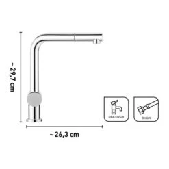 Baliv Küchenarmatur KI-1050 Verchromt 9 Baliv Küchenarmatur KI-1050 Verchromt -Familie Produkt Geschäft 4007874116765 VM01 110920
