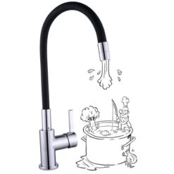 Baliv Küchenarmatur KI-1820 Chrom-Schwarz -Familie Produkt Geschäft 4007874206794 30