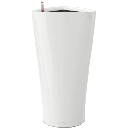 Lechuza Pflanzgefäß Delta Premium Ø 30 Cm X 56 Cm Weiß Hochglanz 3 Lechuza Pflanzgefäß Delta Premium Ø 30 Cm X 56 Cm Weiß Hochglanz