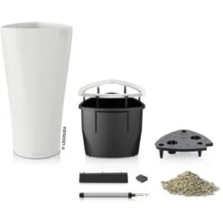 Lechuza Pflanzgefäß Delta Premium Ø 30 Cm X 56 Cm Weiß Hochglanz 11 Lechuza Pflanzgefäß Delta Premium Ø 30 Cm X 56 Cm Weiß Hochglanz -Familie Produkt Geschäft 4008789155009 4186 2