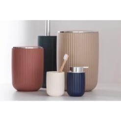 Wenko Schwingdeckeleimer Agropoli L Kosmetikeimer Mit Schwingdeckel 5,5 L Beige -Familie Produkt Geschäft 4008838354834 1068 03