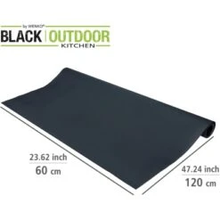Wenko Spritzschutzmatte Suma 120 Cm X 60 Cm Wasserfest Und Abwischbar Schwarz -Familie Produkt Geschäft 4008838383100 1068 03