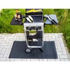 Wenko Spritzschutzmatte Suma 120 Cm X 60 Cm Wasserfest Und Abwischbar Schwarz -Familie Produkt Geschäft 4008838383100 1068 06