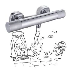 Baliv Thermostat-Duscharmatur DU-2060 Chrom -Familie Produkt Geschäft 4048122122190 S03 021220 L