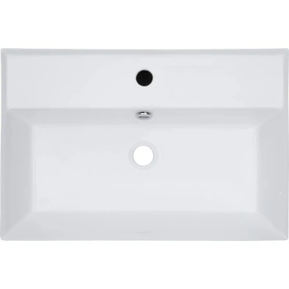 Aufsatzwaschbecken Keramik 15,5 Cm X 59,5 Cm X 40 Cm 4 Aufsatzwaschbecken Keramik 15,5 Cm X 59,5 Cm X 40 Cm – Bild 2