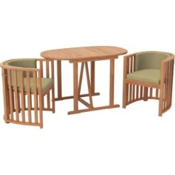 Balkonset Hervey Bay FSC® Naturfarben 3-teilig -Familie Produkt Geschäft 4048126614226 S01 110820