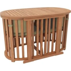 Balkonset Hervey Bay FSC® Naturfarben 3-teilig -Familie Produkt Geschäft 4048126614226 S02 110820