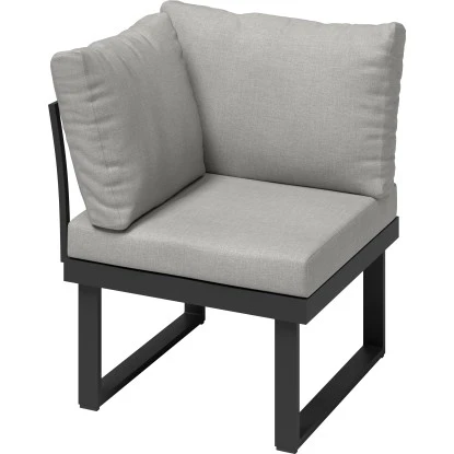 Alu-Ecksessel Lipson Aluminium Grau 3 Alu-Ecksessel Lipson Aluminium Grau