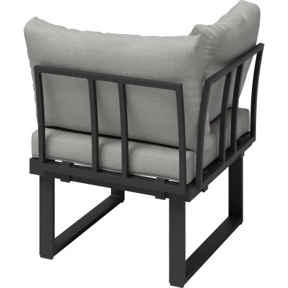 Alu-Ecksessel Lipson Aluminium Grau 4 Alu-Ecksessel Lipson Aluminium Grau – Bild 2