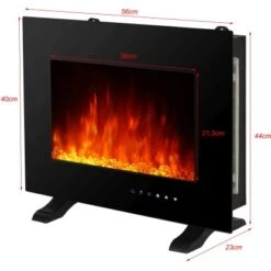 El Fuego Elektrokamin Aarau II Schwarz 900/2000 W -Familie Produkt Geschäft 4250373262819 2240 S 3
