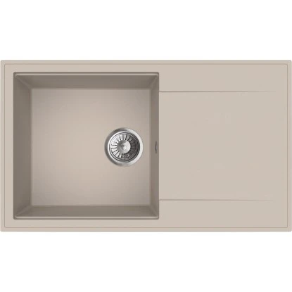 Miló Einbauspüle Granitverbundstoff Palladio 86 Sand 3 Miló Einbauspüle Granitverbundstoff Palladio 86 Sand