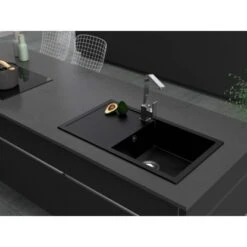 Miló Einbauspüle Granitverbundstoff Blissano 76 Schwarz -Familie Produkt Geschäft 5903140018100 30