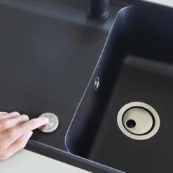 Miló Einbauspüle Granitverbundstoff Piu 78 Schwarz -Familie Produkt Geschäft 5903140018131 40