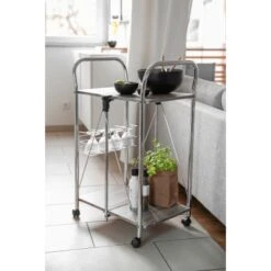 Wenko Servierwagen Liky Holzdekor Zusammenklappbar 21 Wenko Servierwagen Liky Holzdekor Zusammenklappbar -Familie Produkt Geschäft 686865 1068 08