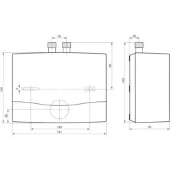Vaillant Niederdruck Kleindurchlauferhitzer MiniVED H 3/3 N 3,5 KW Weiß 9 Vaillant Niederdruck Kleindurchlauferhitzer MiniVED H 3/3 N 3,5 KW Weiß -Familie Produkt Geschäft 688243 4384 2
