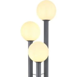 Globo Außenleuchte Laura 3-flammig Edelstahl Anthrazit Glas 7 Globo Außenleuchte Laura 3-flammig Edelstahl Anthrazit Glas -Familie Produkt Geschäft 756528 3749 3