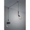 Trio Deckenlampe Stella Schwarz Matt 1-flammig E27 Fassung