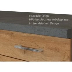 Held Möbel Unterschrank Sorrento 100x85x60 Cm 2 Tür. 2 Schubk. + Boden Wotan. -Familie Produkt Geschäft 853803 11016600 7