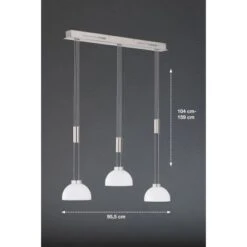 Fischer & Honsel LED-Pendelleuchte Avignon 3x 9 W Weiß-Nickel 2900 Lm 8 Fischer & Honsel LED-Pendelleuchte Avignon 3x 9 W Weiß-Nickel 2900 Lm -Familie Produkt Geschäft 891148 1546 3