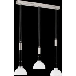 Fischer & Honsel LED-Pendelleuchte Avignon 3x 9 W Weiß-Nickel 2900 Lm 9 Fischer & Honsel LED-Pendelleuchte Avignon 3x 9 W Weiß-Nickel 2900 Lm -Familie Produkt Geschäft 891148 1546 4