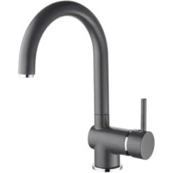 Verosan Küchenarmatur Prag Niederdruck Rund Matt Dunkelgrau