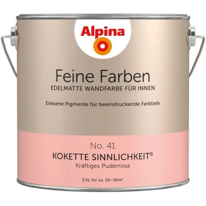 Alpina Feine Farben No. 41 Kokette Sinnlichkeit® Edelmatt 2,5 Liter 3 Alpina Feine Farben No. 41 Kokette Sinnlichkeit® Edelmatt 2,5 Liter