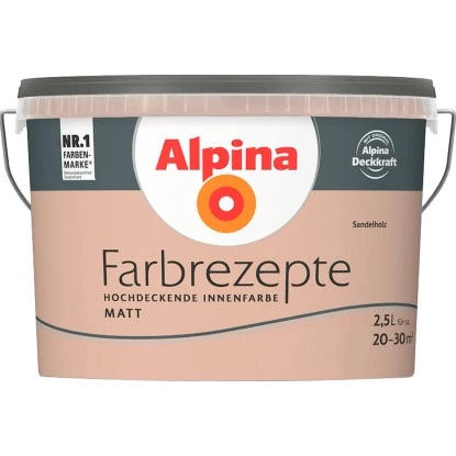 Alpina Farbrezepte Sandelholz Matt 2,5 L 3 Alpina Farbrezepte Sandelholz Matt 2,5 L